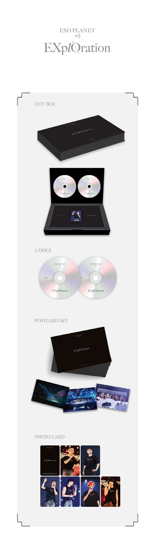 予約】EXO PLANET #5 EXplOration DVD + PHOTOBOOK LIVE ALBUM ...